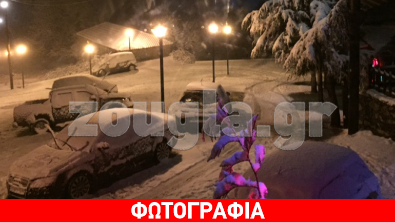 Άσπρισε ο Άγιος Αθανάσιος στο Καϊμακτσαλάν