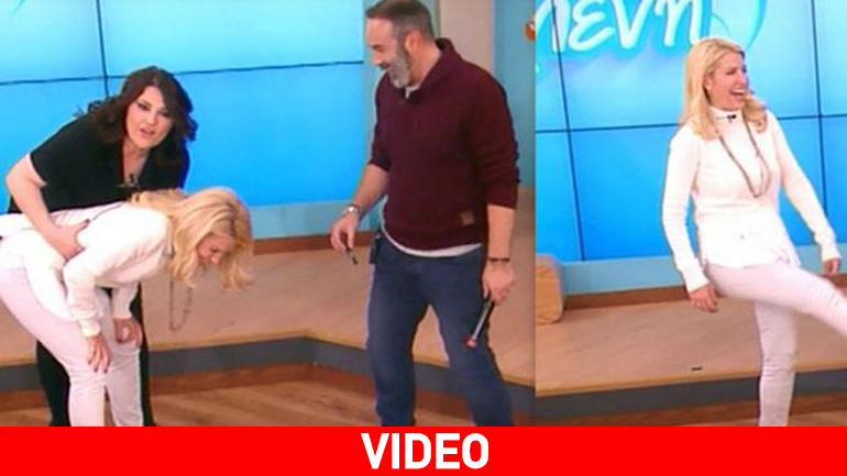 Σε τρελά κέφια η Ελένη μετά από ένα ποτηράκι ούζο…