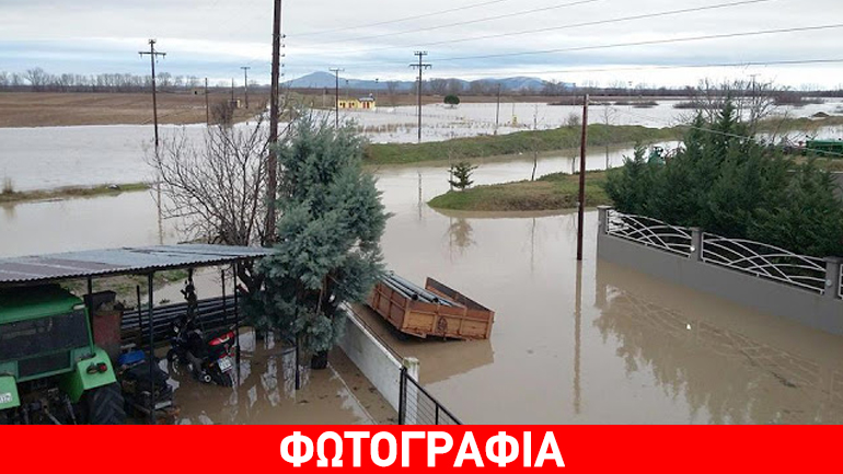 Πλημμύρες και χιόνια στη Θράκη