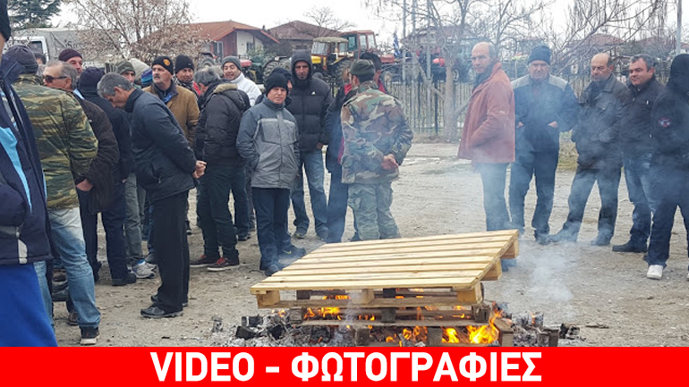 Ημαθία: Δυναμικό παρών των αγροτών στα μπλόκα