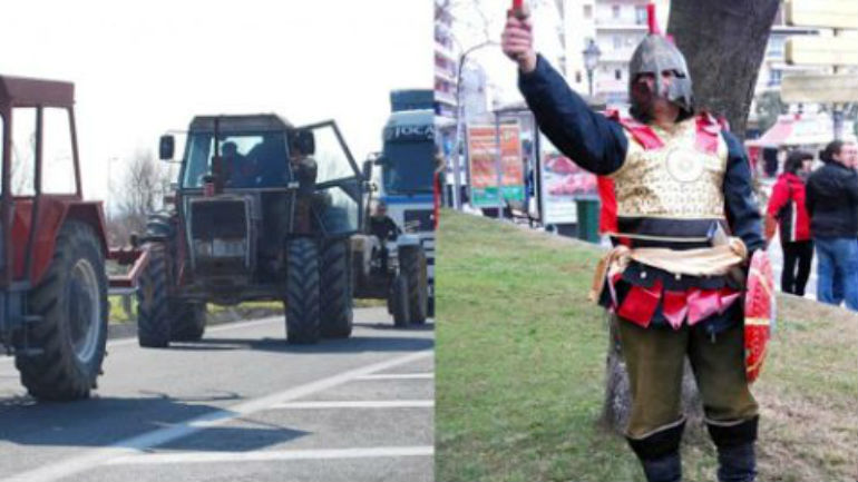 Καβάλα: Αγρότης ντύθηκε… Μέγας Αλέξανδρος