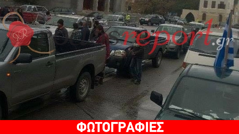 Ρόδος: Αποκλεισμένη η πλατεία Δημαρχείου απο τους αγρότες