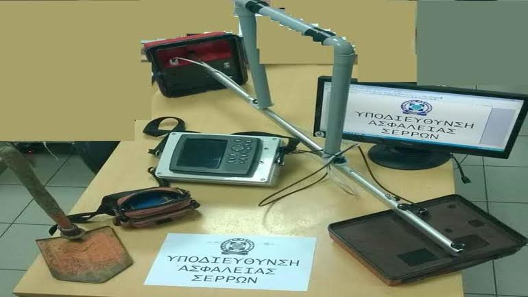 Σύλληψη για παράνομη έρευνα αρχαίων στις Σέρρες