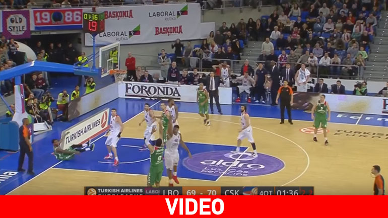 Με φοβερό Μπουρούση η Λαμποράλ επιβλήθηκε της ΤΣΣΚΑ