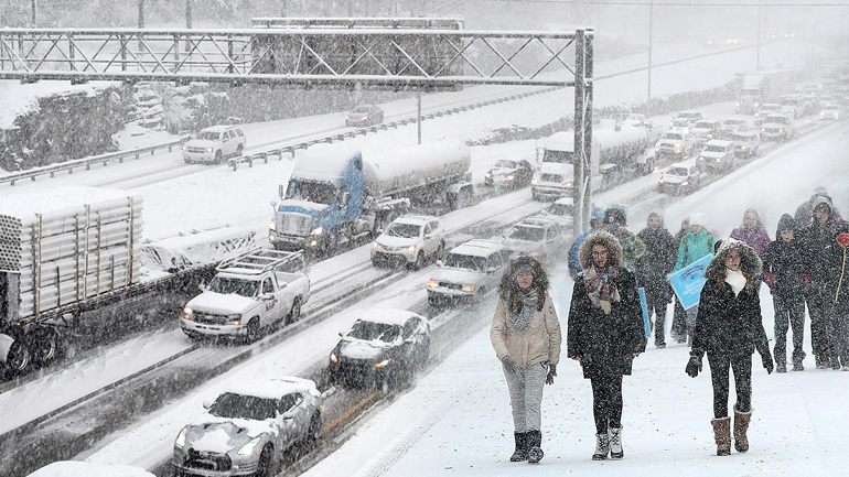 Φονική χιονοθύελλα