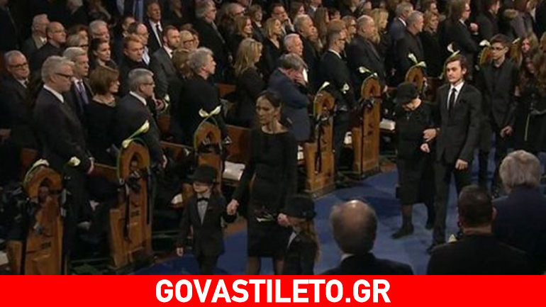 Ράκος η Celine Dion στην κηδεία του συζύγου της! Συγκίνησε ο έφηβος γιος τους
