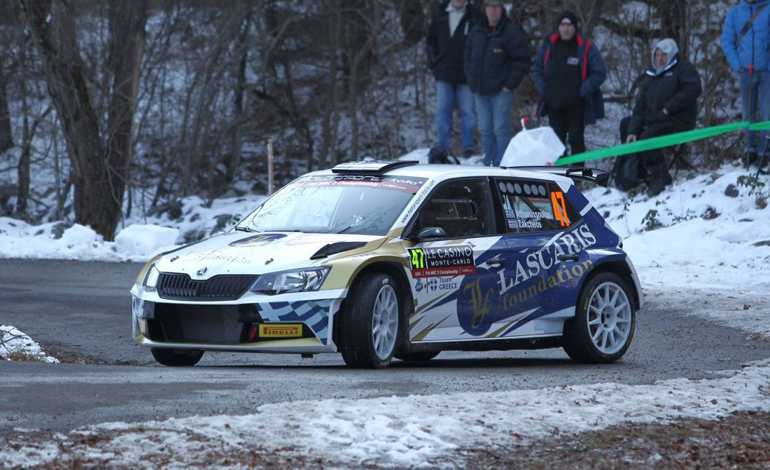 Στην 22η θέση της γενικής κατάταξης τερμάτισε ο Αθανασσύλας με Skoda Fabia R5...