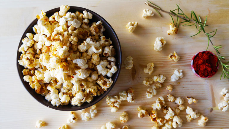 Ποπ κορν: Ένα υγιές σνακ που σας χορταίνει