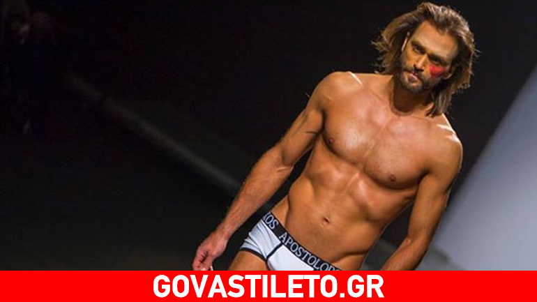 Χωρίς λόγια… Oι εικόνες του Τεό Θεοδωρίδη μόνο με τα εσώρουχά του