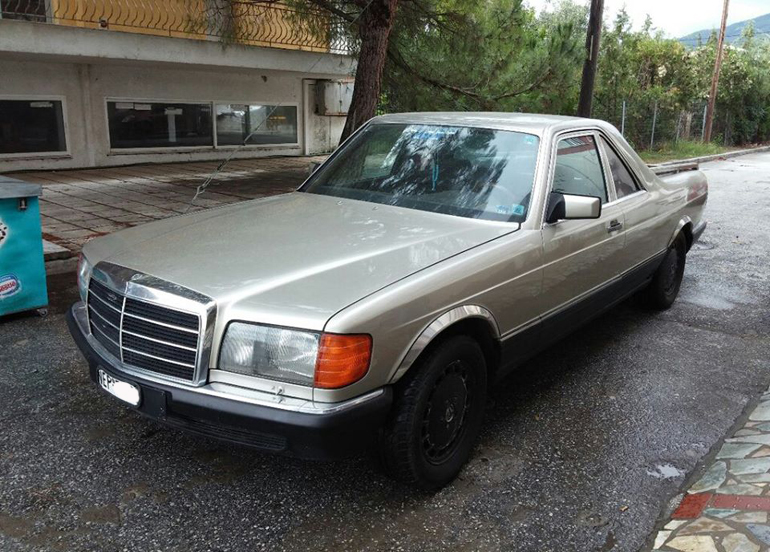 Αυτό το Mercedes είναι ένα pick up 'made in Greece'...