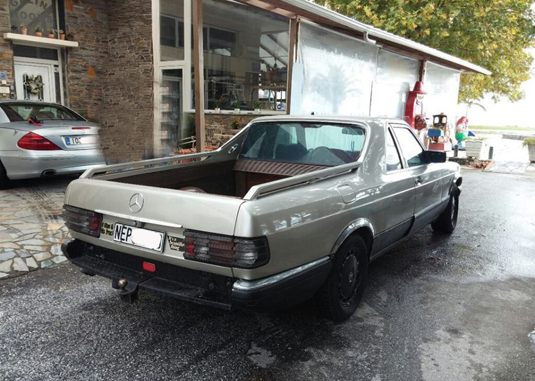 Στην καρότσα μπορείς να φορτώσεις τα πάντα ενώ την ίδια ώρα οδηγείς και... Mercedes. Άρχοντας!