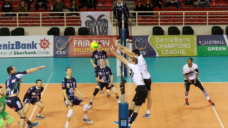 Βόλεϊ: Ηττήθηκε και αποκλείστηκε από το Champions League ο ΠΑΟΚ