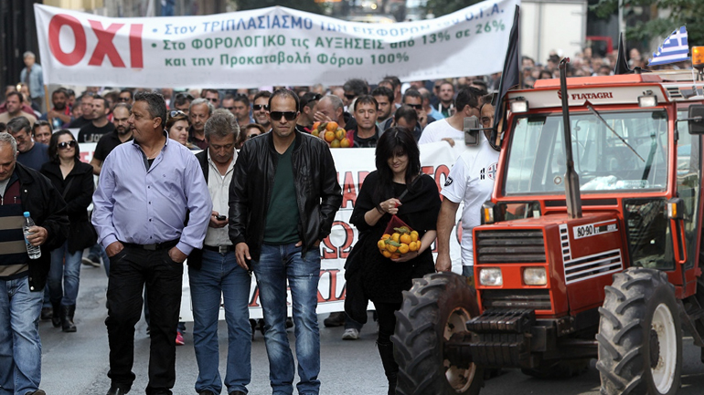 Κλιμακώνουν τον αγώνα τους οι αγρότες Κλιμακώνουν τον αγώνα τους οι αγρότες