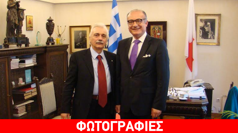 Συνάντηση του διαπρεπούς καρδιοχειρουργού Αυξέντιου Καλαγκού με τον Πρόεδρο του Ε.Ε.Σ. Dr. Αντώνιο Αυγερινό