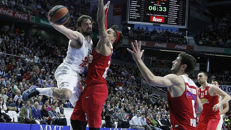 Έχασε ο Ολυμπιακός στη Μαδρίτη, 84-72 η Ρεάλ