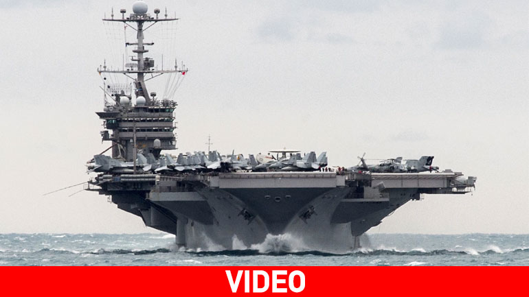 Ιρανικό drone πέταξε πάνω από αμερικανικό πολεμικό πλοίο