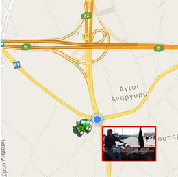 Χάρτης με το μπλόκο των Μεσογείων