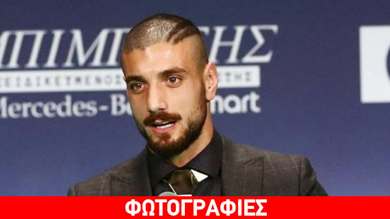 Ο Αραβίδης με γραβάτα-ντισκομπάλα «φώτισε» τα βραβεία!