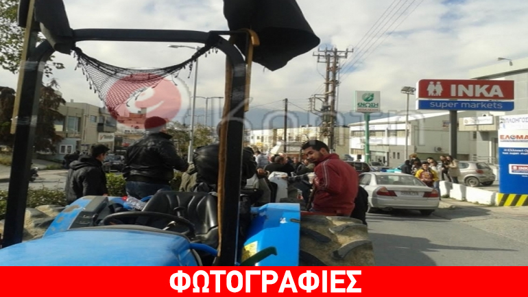 Τα τρακτέρ μπήκαν στην πόλη του Ηρακλείου