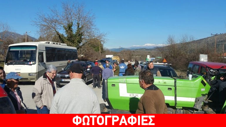 Ήπειρος: Μοίρασαν τσίπουρο και μεζέ στους οδηγούς οι αγρότες