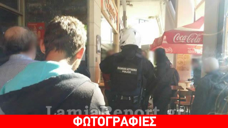 Λαμία: Άγριο ξύλο μέρα μεσημέρι στην πλατεία Πάρκου!