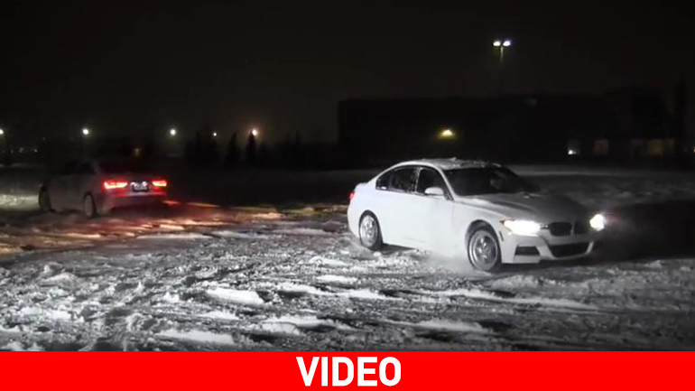 Μονομαχία τετρακίνητων στα χιόνια