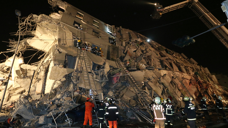 Φονικός σεισμός στην Ταϊβάν Φονικός σεισμός στην Ταϊβάν