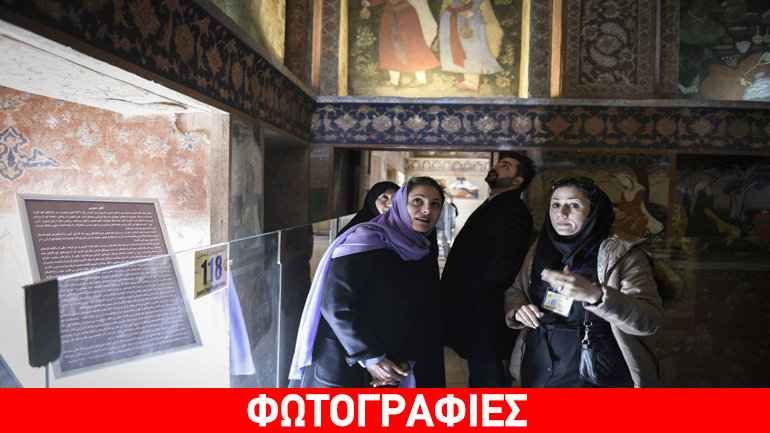 Η Περιστέρα φόρεσε μαντίλα στο Ιράν Η Περιστέρα φόρεσε μαντίλα στο Ιράν