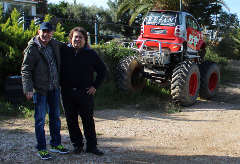 Νίκος Σάλτας (αριστερά) και Πάρις Ποντίκας...