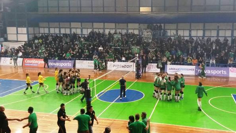 Βόλεϊ: «Πράσινο» το ντέρμπι στις γυναίκες