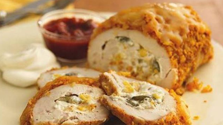 Γευστική συνταγή: Ρολό κοτόπουλο με τυρί