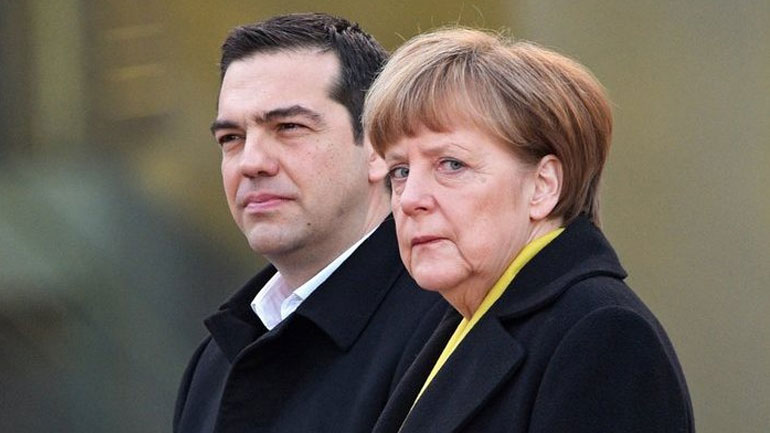 Τσίπρας προς Μέρκελ: Εμπλοκή του ΝΑΤΟ μόνο σε τουρκικά ύδατα