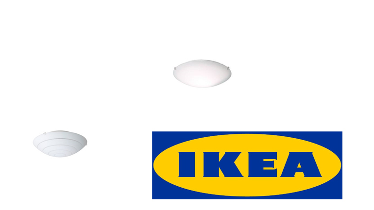 Προληπτική ανάκληση των φωτιστικών οροφής Lock και Hyby από την ΙΚΕΑ