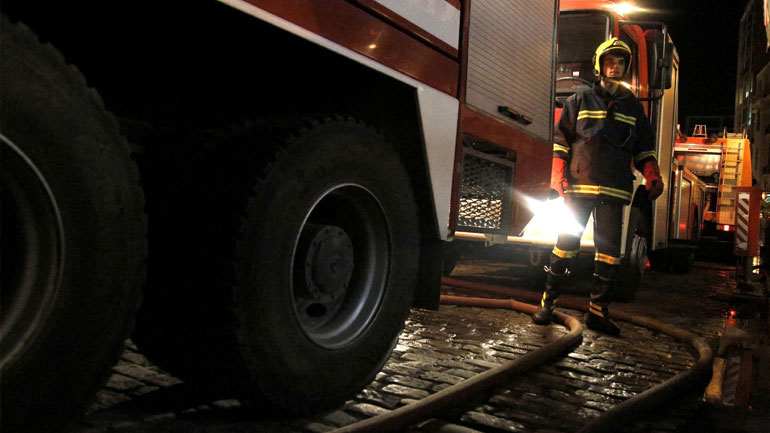 Πυρκαγιά σε βιοτεχνία στη Μεταμόρφωση