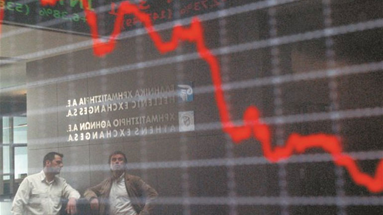 Ελεύθερη πτώση στο Χρηματιστήριο Αθηνών