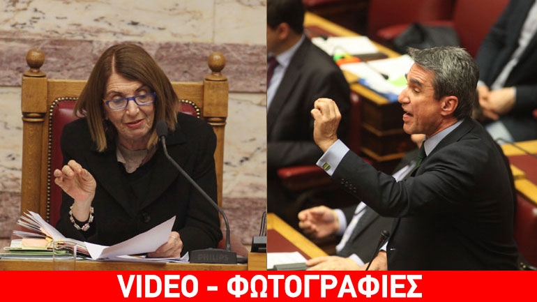 Αντιπαράθεση Χριστοδουλοπούλου-Λοβέρδου στη Βουλή: «Είσαι προβληματικός»