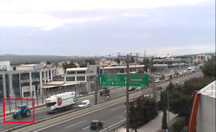 Εικόνα από το 17ο χλμ. Αθηνών - Λαμίας