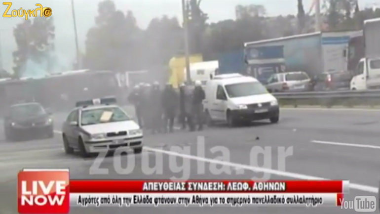 Συνελήφθη ο αγρότης που επιτέθηκε σε περιπολικό στο Χαϊδάρι