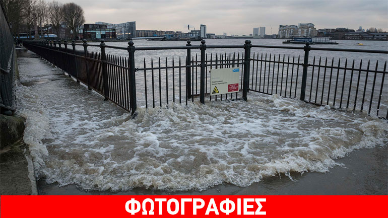 Συναγερμός στο Λονδίνο για τον «φουσκωμένο» Τάμεση