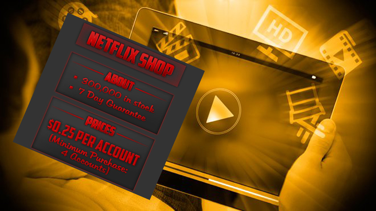 Χάκερς πωλούν τον κωδικό πρόσβασής σας στο Netflix για 25 cents