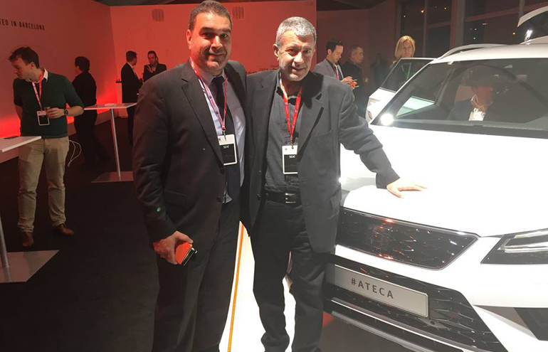 Χάρης Δάνδουρας (αριστερά) και Στράτης Χατζηπαναγιώτου...