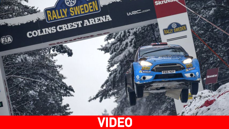 Απίστευτο άλμα 45 μέτρων στο Ράλι Σουηδίας