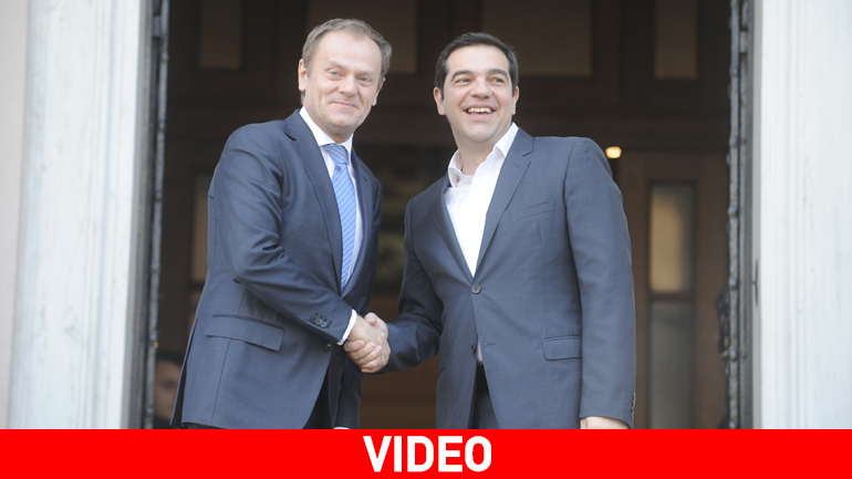 Στο Μέγαρο Μαξίμου ο Τουσκ