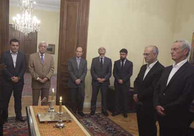 H ορκωμοσία Σγουρίδη παρουσία Τσίπρα