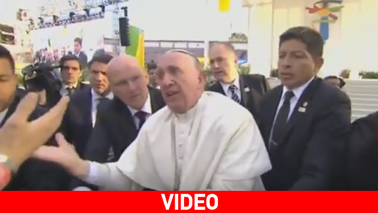 Μεξικό: Έχασε την ψυχραιμία του ο πάπας Φραγκίσκος Μεξικό: Έχασε την ψυχραιμία του ο πάπας Φραγκίσκος