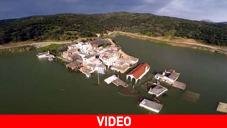 Σφεντύλι: Οι κάτοικοι του βυθισμένου χωριού επέστρεψαν για να τιμήσουν τον Άγιο Θεόδωρο