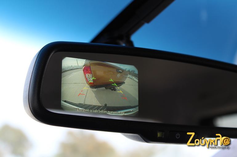 Ενσωματωμένη κάμερα στον εσωτερικό καθρέπτη...