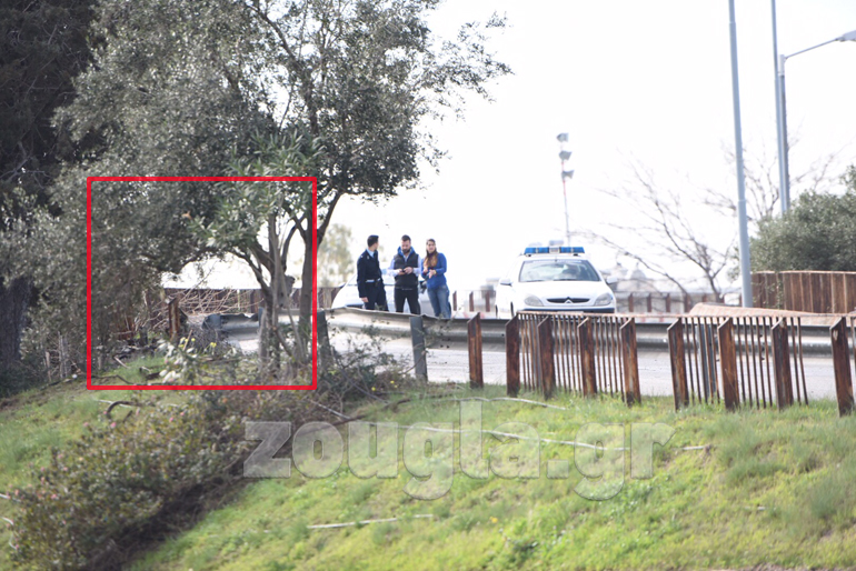 Το σημείο όπου προσέκρουσε το πολυτελές όχημα