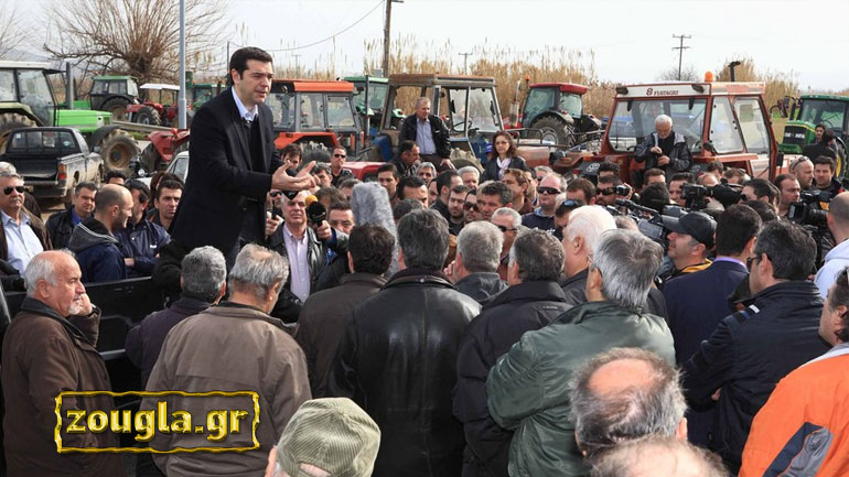Πιθανότατα την Κυριακή η συνάντηση Τσίπρα με τους αγρότες στο Μαξίμου