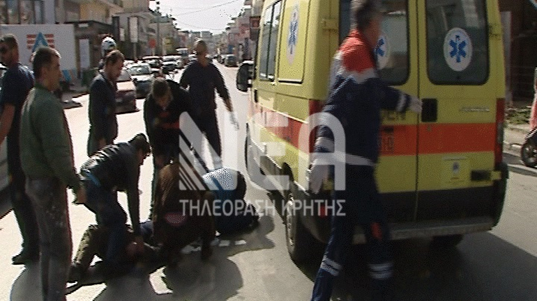 Χανιά: Προσπάθησε να διασχίσει τον δρόμο και παρασύρθηκε από δίκυκλο